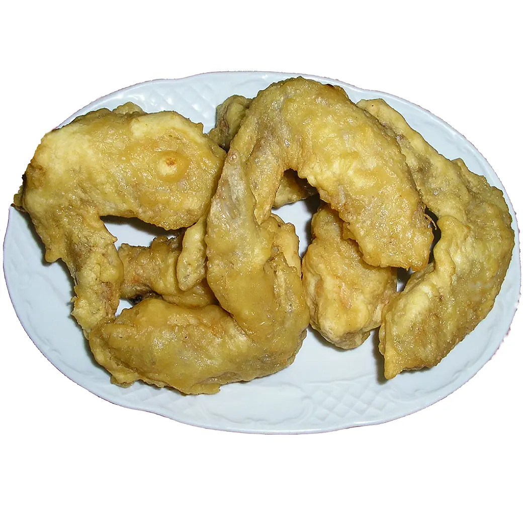 Alas de pollo fritas