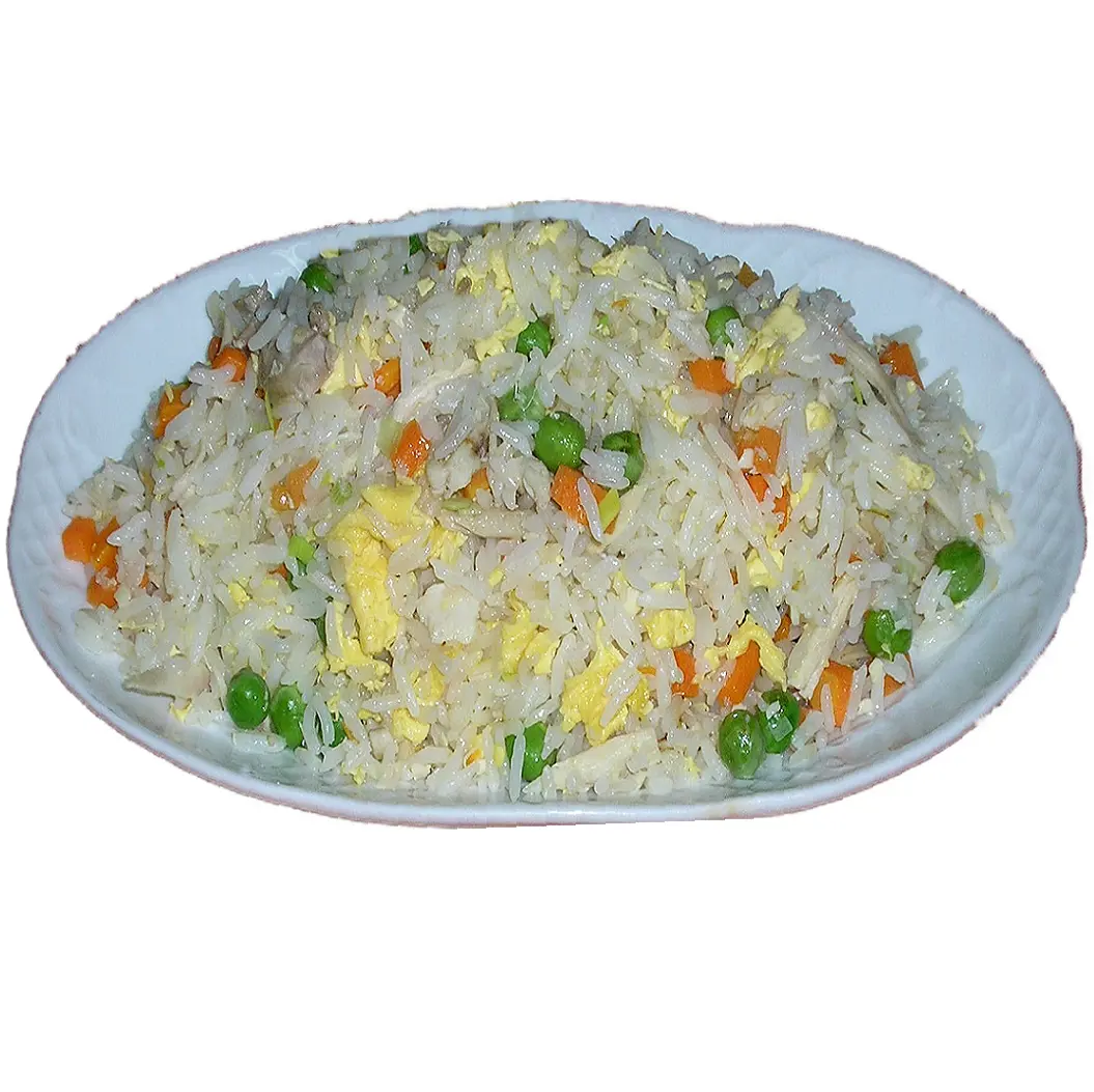 Arroz frito con pollo