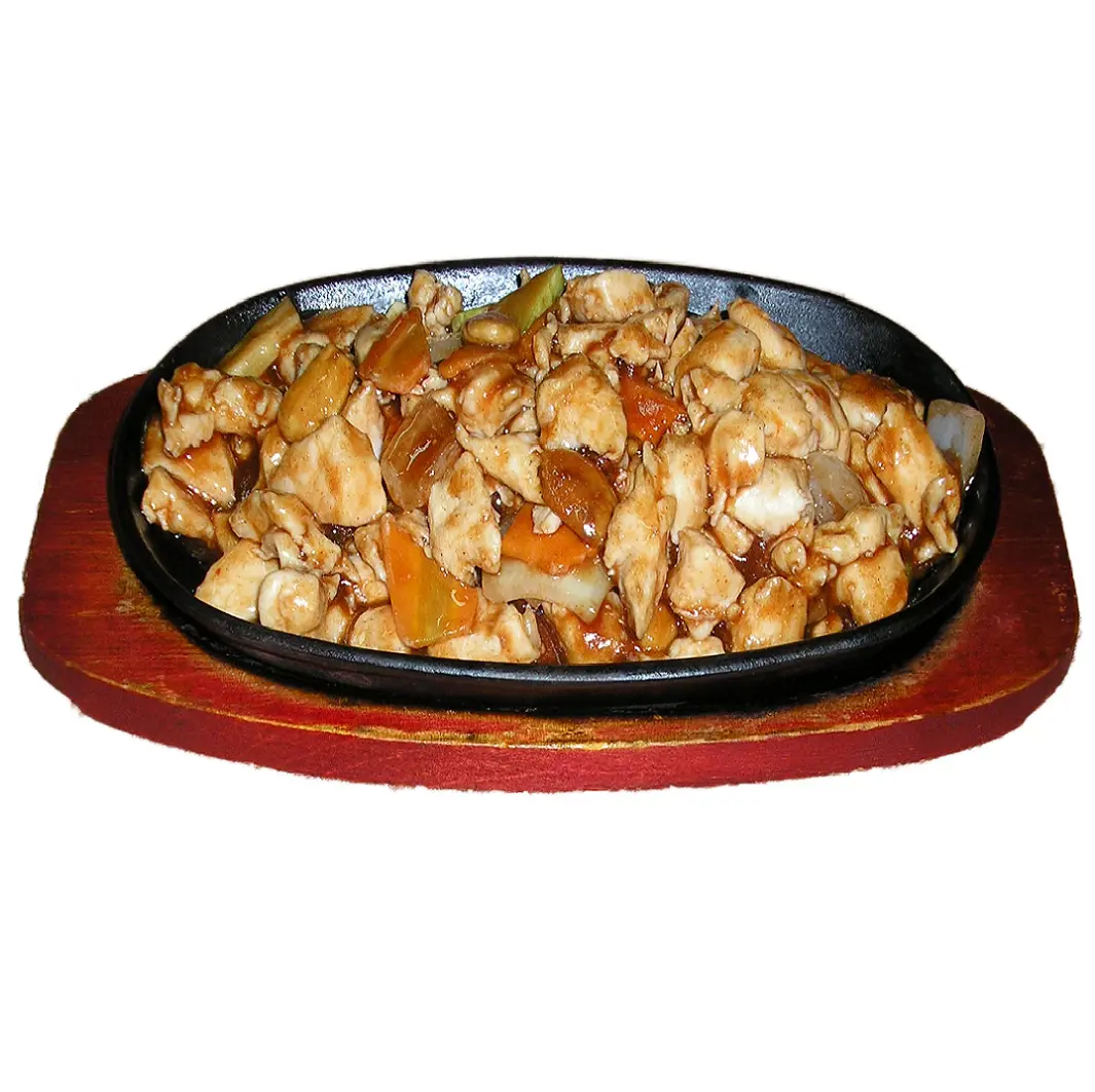 Pollo con almendras, anacardos o nueces