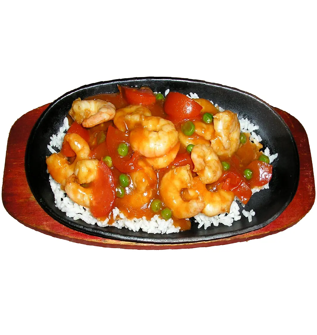 Gambas con tomate