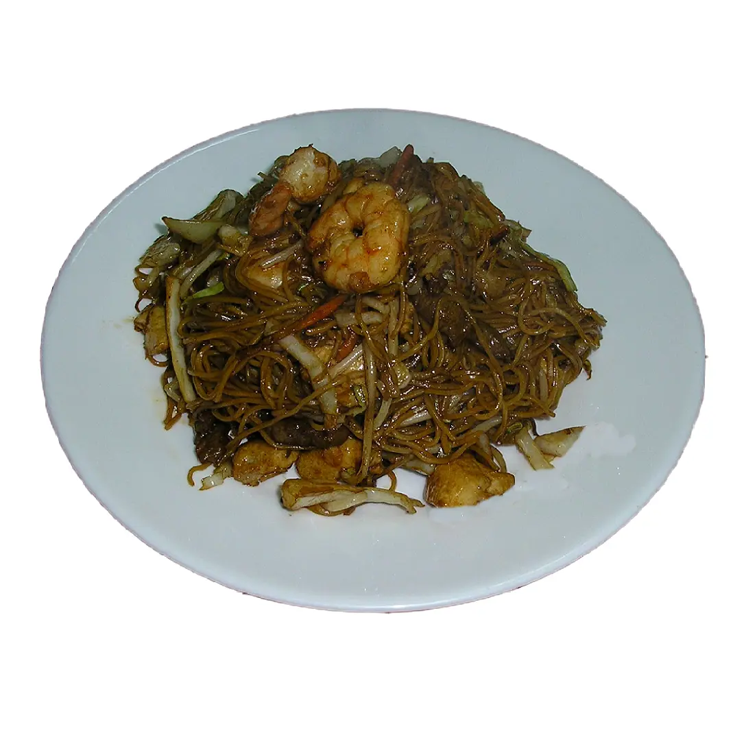 Fideos con tres delicias